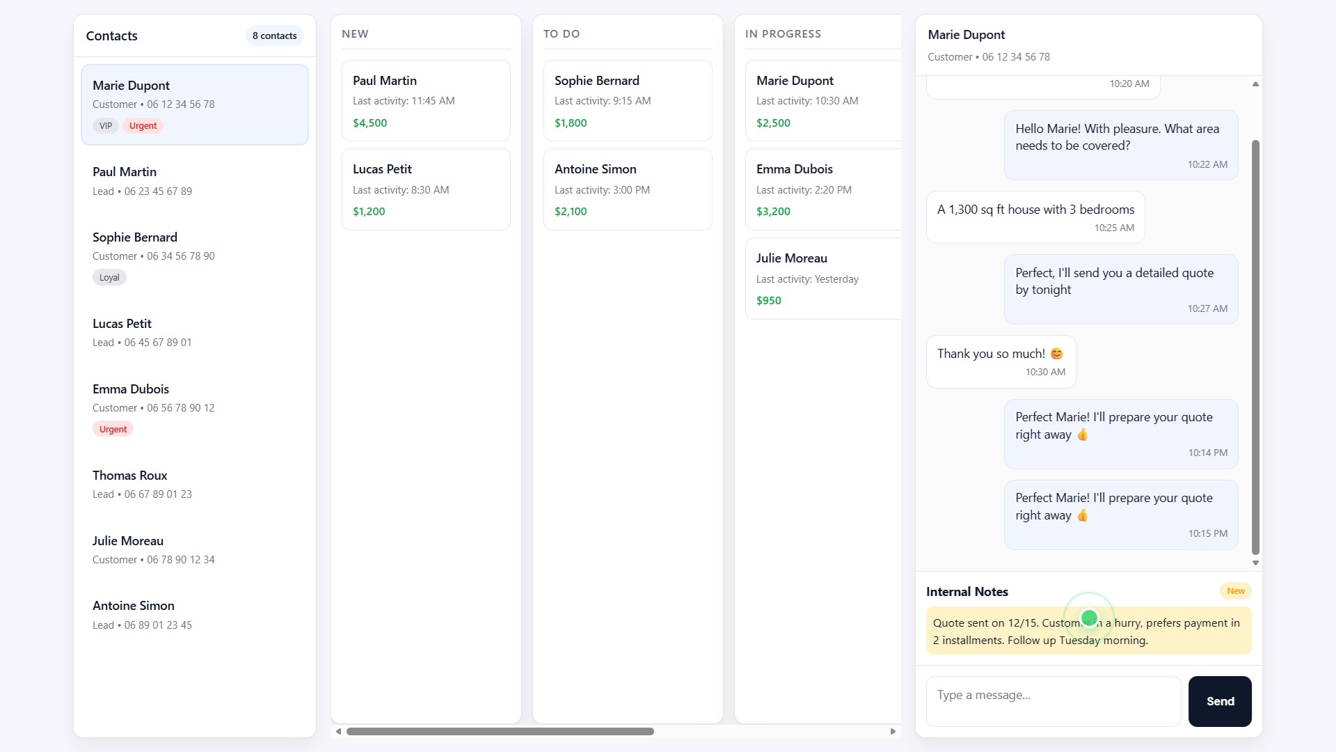 RDV-Pro dashboard preview